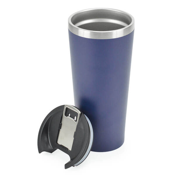 Copo Térmico Interno Inox Grande 730ml Com Abridor Azul