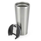Copo Térmico Interno Inox Grande 730ml Com Abridor Inox