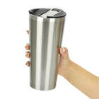 Copo Térmico Interno Inox Grande 730ml Com Abridor Inox