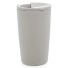 Copo Térmico Parede Dupla Lyor Branco De Bambu E Pp 500ml