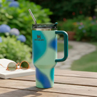 Copo Térmico Quencher Coastal Teal Motion 1,18 Litros - Stanl