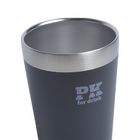 Copo Térmico Sem Tampa 473ml Pk For Drink Preto