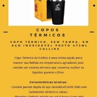 Copo Térmico Sem Tampa Em Aço Inoxidável Preto 473ml Collins