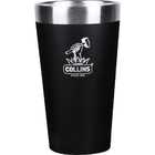 Copo Térmico Sem Tampa Em Aço Inoxidável Preto 473ml Collins