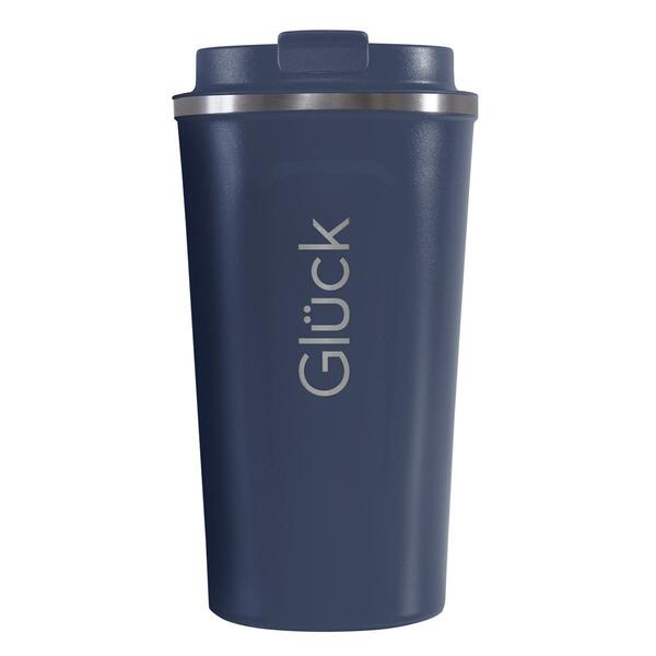 Copo Térmico Spark Inox 500ml Gluck Azul Marinho