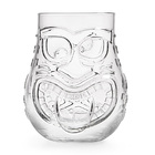 Copo Tiki Vidro Baixo 470ml Asteca Carranca De Duas Faces Hum