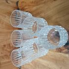 Copo Vidro Transparente Lapidado 6pç