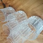 Copo Vidro Transparente Lapidado 6pç