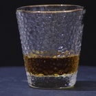 Copo Vidro Whisky Hammer Gold 350ml 8,7x10cm Hercos