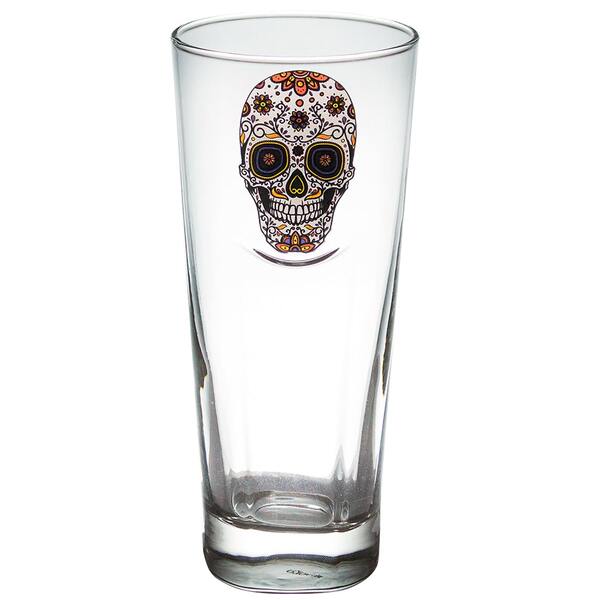 Copo Viva México Caveira Vidro 390ml Ruvolo