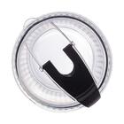 Copo Wolff De Vidro Com Cinta Em Silicone Preto 350ml