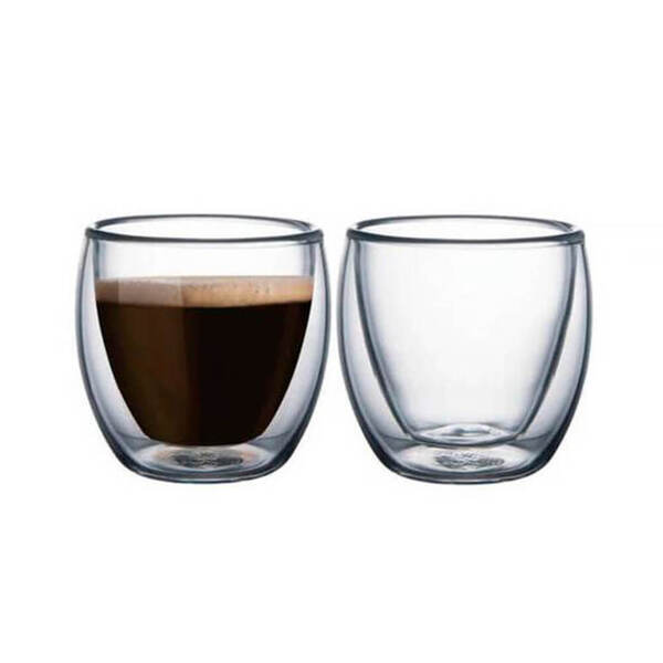 Copos Para Café Parede Dupla 2 Peças 100ml - Casambiente Copo