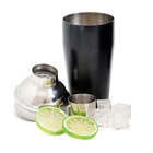 Coqueteleira De Aço Inox Preto Fosco 500ml