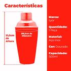 Coqueteleira Inox Dourada 500ml - Lyor