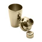 Coqueteleira Inox Dourada 500ml - Lyor