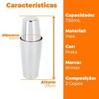 Coqueteleira Profissional 750ml Lyon - Brinox