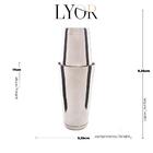 Coqueteleira Profissional De Aço Inox Com Tampa 750ml