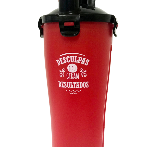 Coqueteleira Shakeira Academia Drinks C/ 2 Compartimentos 800