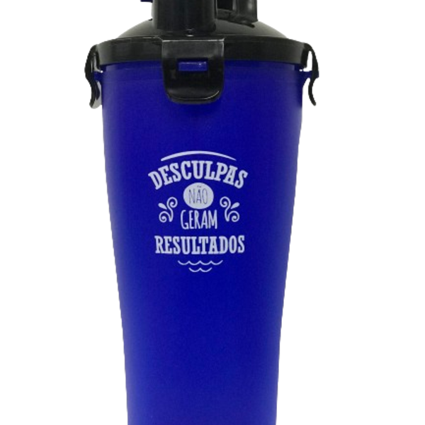 Coqueteleira Shakeira Academia Drinks C/ 2 Compartimentos 800