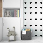 Coração Adesivo Decorativo Parede Infantil Quarto Sala 5x6cm