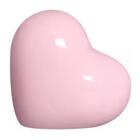 Coração Decorativo Em Cerâmica 14 Cm Rosa– Silveira