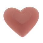 Coração Lyor Heart De Ceramica Rosa 21cm X 21cm X 7cm