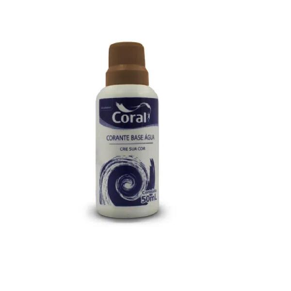 Corante Liquido Água 50ml Coral Castanho