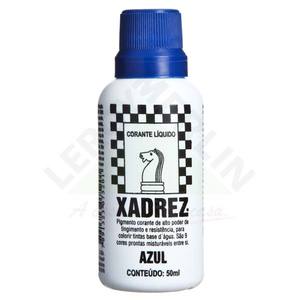 Corantes Leroy Merlin Corante xadrez ocre 50 ml quantidade. corante liquido xadrez 50ml azul
