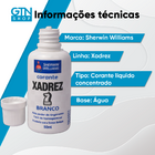 Corante Xadrez  Branco