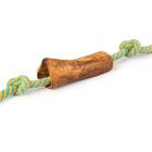 Corda Cabo De Guerra Com Osso Defumado Puretoy Para Cães De R