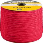 Corda Multifilamento Trançada 8mm 258m Vermelha Carretel - V