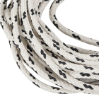 Corda Poliéster Trançada 3mmx15m Branco e Preto Standers