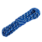 Corda Polipropileno 6mmx25m Azul e Branco