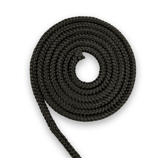 Corda Trançada Tropical - 10mm - Preta - Venda Por Metro Cord