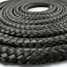 Corda Trançada Tropical - 5mm - Preta - Venda Por Metro Corda