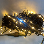 Cordão 100 Led Fixo Branco Quente 10m Com Strobo 220v