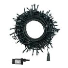 Cordão 300 Leds C/ Função 30m Morno Fio Verde 31v