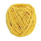 Cordão De Algodão Torcido São Francisco Amarelo 120 Metros