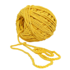 Cordão De Algodão Torcido São Francisco Amarelo 120 Metros