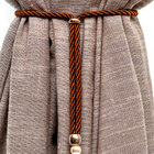 Cordão De Cortina Prendedor Abraçadeira 2 Unidades Tabaco Com