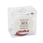 Cordão de Led Bola Craquelada Incolor Pilha 235cm