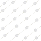 Cordão de Led Bola Craquelada Incolor Pilha 235cm