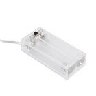 Cordão de Led Bola Craquelada Incolor Pilha 235cm