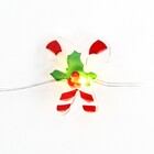 Cordão de LED para Árvore Plástico Metal Colorido 16x7cm Cromus