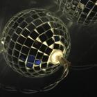 Cordão De Luz  De Globinho Espelhado Luminária Fio De Luz 10