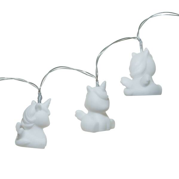 Cordão de Luz a Pilha Unicórnio Branco 5V IP20 Inspire