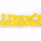 Cordão De Luz De Rosas Amarelas Eva Luminária Fio De Luz 20 L