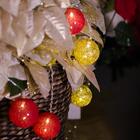 Cordão De Luz Natal Redgold - Ornamentação Árvores Decoração