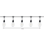 Cordão de Luz Preto Elétrico 5xG95 Filamento 2W 127V (110V) Inspire