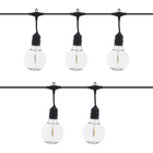 Cordão de Luz Preto Elétrico 5xG95 Filamento 2W 127V (110V) Inspire